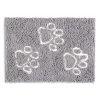 Comfy Pooch Clean Paw Gray/White 21 in. x 30 in. Door Mat For Pets by Home Dynamix -Daltile Sales Store gray white home dynamix door mats 1 cpp 14 64 1000