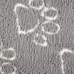 Comfy Pooch Clean Paw Gray/White 21 in. x 30 in. Door Mat For Pets by Home Dynamix -Daltile Sales Store gray white home dynamix door mats 1 cpp 14 c3 1000