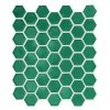 Restore Green 10 in. x 12 in. Glazed Ceramic Hexagon Mosaic Tile (0.81 sq. ft./each) by Daltile -Daltile Sales Store green daltile ceramic tile 011515hexms1p2 64 1000