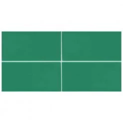 Restore Green 3 in. x 6 in. Glazed Ceramic Subway Wall Tile (12.5 sq. ft /Case) by Daltile -Daltile Sales Store green daltile ceramic tile 011536mod1p2 77 1000