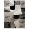 Catalina Grey/Black 8 ft. x 10 ft. Geometric Area Rug by Home Dynamix