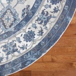 Bazaar Elegance Grey/Blue 8 ft. Medallion Round Area Rug by Home Dynamix 10 Bazaar Elegance Grey/Blue 8 ft. Medallion Round Area Rug by Home Dynamix -Daltile Sales Store grey blue home dynamix area rugs 8r 13152c 451 c3 1000