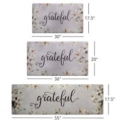 Cozy Living Grateful Floral Grey/Cream 17.5 in. x 55 in. Anti Fatigue Kitchen Mat by Home Dynamix 11 Cozy Living Grateful Floral Grey/Cream 17.5 in. x 55 in. Anti Fatigue Kitchen Mat by Home Dynamix -Daltile Sales Store grey cream home dynamix kitchen mats 1a cz08 31 1000