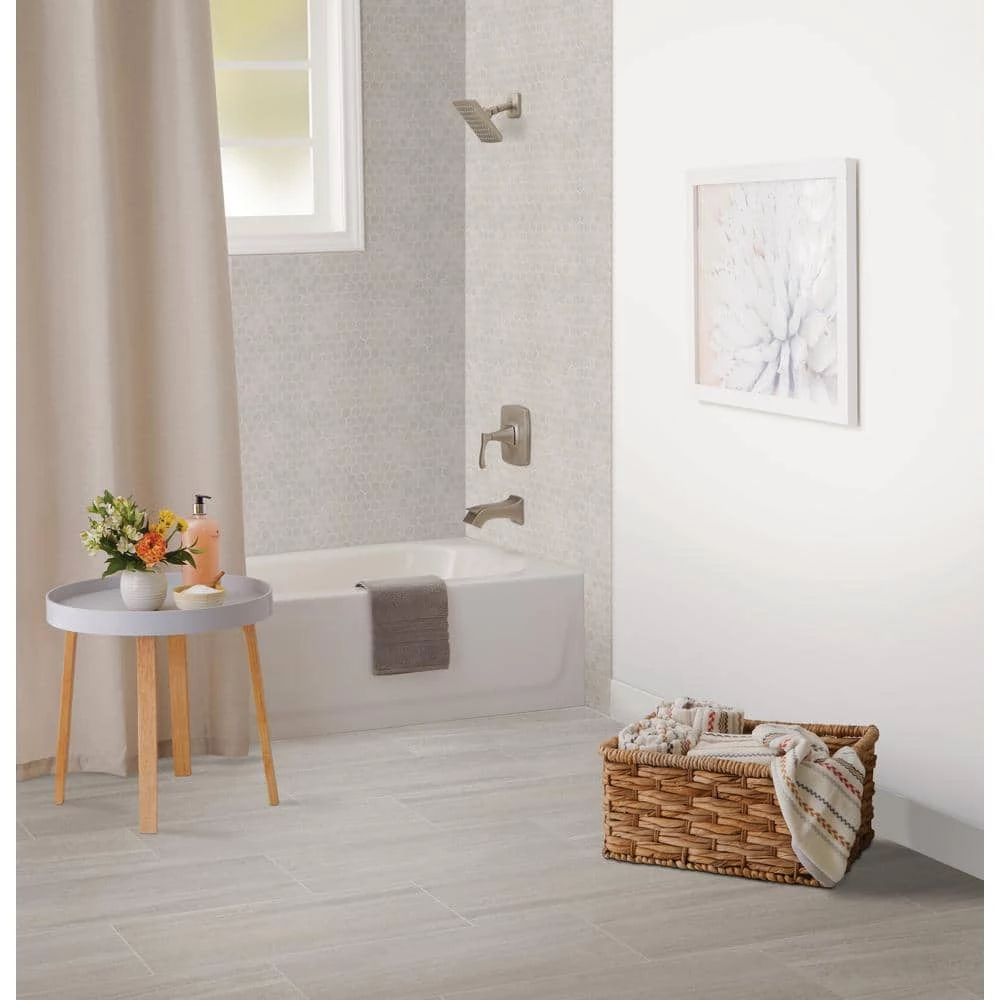 Nova Falls Gray 12 in. x 24 in. Porcelain Floor and Wall Tile (15.6 sq. ft./Case) by Daltile 4 Nova Falls Gray 12 in. x 24 in. Porcelain Floor and Wall Tile (15.6 sq. ft./Case) by Daltile - Image 2