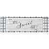 Cozy Living Home Sweet Home Farmhouse Grey/Green 20 in. x 36 in. Anti Fatigue Kitchen Mat by Home Dynamix