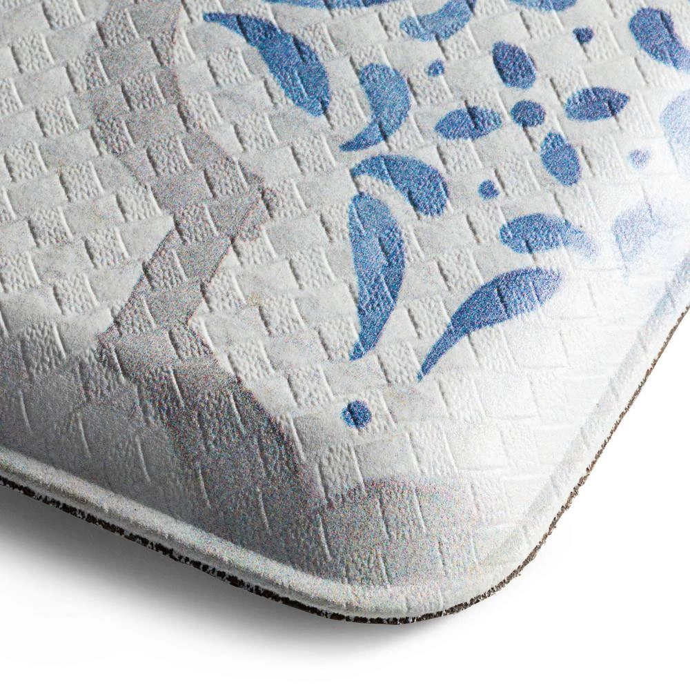 Cozy Living Lemon Wreath Gather Together Grey 20 in. x 36 in. Anti Fatigue Kitchen Mat by Home Dynamix 6 Cozy Living Lemon Wreath Gather Together Grey 20 in. x 36 in. Anti Fatigue Kitchen Mat by Home Dynamix - Image 4