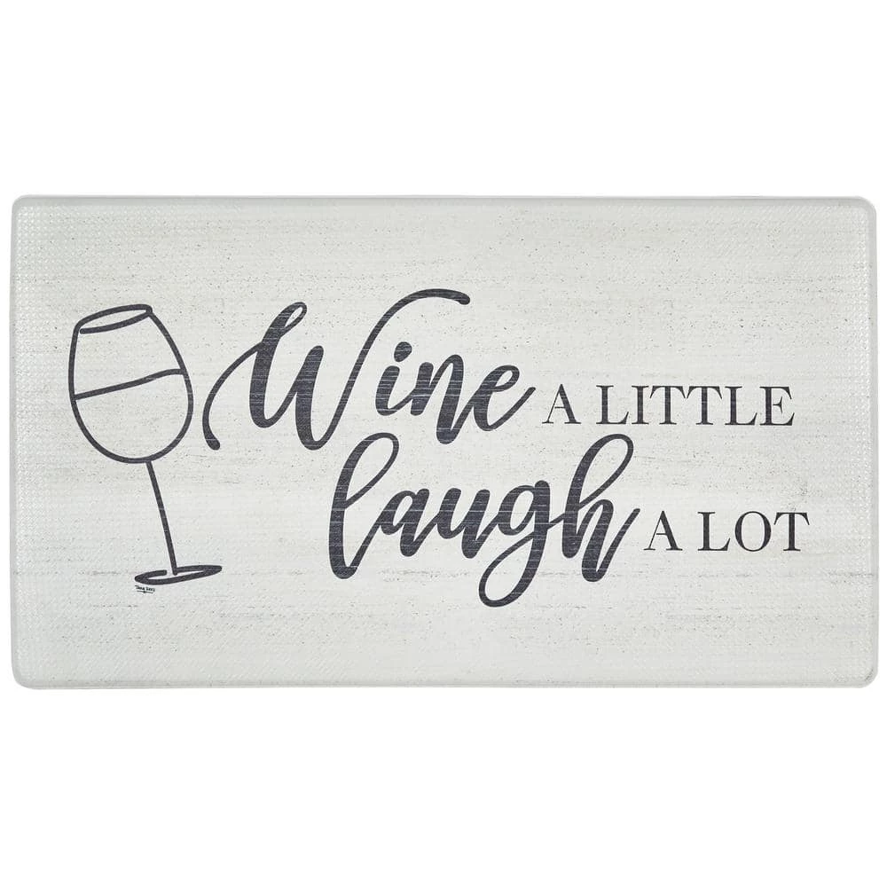 Cozy Living Wine A Little Grey 20 in. x 36 in. Anti Fatigue Kitchen Mat by Home Dynamix 3 Cozy Living Wine A Little Grey 20 in. x 36 in. Anti Fatigue Kitchen Mat by Home Dynamix