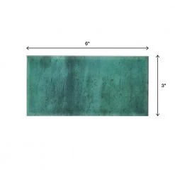 LuxeCraft Arteko 3 in. x 6 in. Glazed Ceramic Handmade Green Subway Tile (12.5 sq. ft./case) by Daltile 15 LuxeCraft Arteko 3 in. x 6 in. Glazed Ceramic Handmade Green Subway Tile (12.5 sq. ft./case) by Daltile -Daltile Sales Store handmade green daltile ceramic tile ak0336modhd1p2 66 1000