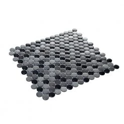 Decor Accents Hanlon Bee 10 in. x 11 in. x 8 mm Porcelain Penny Round Mosaic Floor and Wall Tile (0.83 sq. ft./Each) by Daltile 13 Decor Accents Hanlon Bee 10 in. x 11 in. x 8 mm Porcelain Penny Round Mosaic Floor and Wall Tile (0.83 sq. ft./Each) by Daltile -Daltile Sales Store hanlon bee daltile mosaic tile st2911pnyccms1p c3 1000