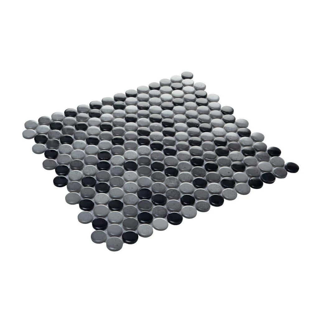 Decor Accents Hanlon Bee 10 in. x 11 in. x 8 mm Porcelain Penny Round Mosaic Floor and Wall Tile (0.83 sq. ft./Each) by Daltile 8 Decor Accents Hanlon Bee 10 in. x 11 in. x 8 mm Porcelain Penny Round Mosaic Floor and Wall Tile (0.83 sq. ft./Each) by Daltile - Image 6