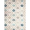 Melrose Maritza Ivory/Blue 5 ft. x 8 ft. Geometric Area Rug by Home Dynamix -Daltile Sales Store ivory blue home dynamix area rugs 2 7066 682 64 1000