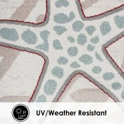 Marine Coral Navy Ivory/Blue 8 ft. x 10 ft. Starfish Indoor/Outdoor Area Rug by Home Dynamix 13 Marine Coral Navy Ivory/Blue 8 ft. x 10 ft. Starfish Indoor/Outdoor Area Rug by Home Dynamix -Daltile Sales Store ivory blue home dynamix outdoor rugs 1 18386 102 40 1000