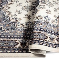 Ariana Ksara Ivory/Blue 5 ft. x 7 ft. Border 3-Piece Area Rug Set by Home Dynamix -Daltile Sales Store ivory blue home dynamix rug sets 3s 7069 128 1f 1000