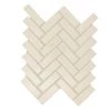 Restore Ivory 9 in. x 12 in. Glazed Ceramic Herringbone Mosaic Tile (0.6 sq. ft./each) by Daltile -Daltile Sales Store ivory daltile ceramic tile k17513herms1p2 64 1000