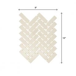 Restore Ivory 9 in. x 12 in. Glazed Ceramic Herringbone Mosaic Tile (0.6 sq. ft./each) by Daltile 12 Restore Ivory 9 in. x 12 in. Glazed Ceramic Herringbone Mosaic Tile (0.6 sq. ft./each) by Daltile -Daltile Sales Store ivory daltile ceramic tile k17513herms1p2 a0 1000