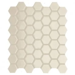 Restore Ivory 10 in. x 12 in. x Glazed Ceramic Mosaic Tile (0.81 sq. ft./each) by Daltile