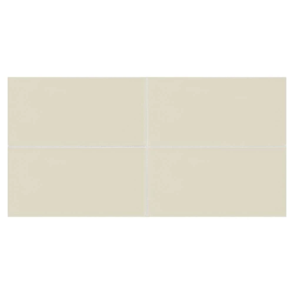 Restore Ivory Glossy 3 in. x 6 in. Glazed Ceramic Subway Wall Tile (12.5 sq. ft. / case) by Daltile 8 Restore Ivory Glossy 3 in. x 6 in. Glazed Ceramic Subway Wall Tile (12.5 sq. ft. / case) by Daltile - Image 6