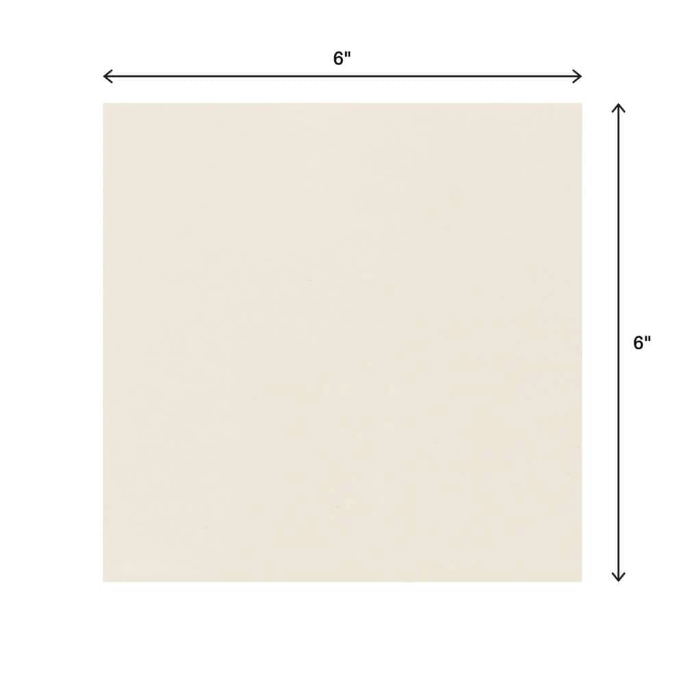 Restore Ivory Glossy 6 in. x 6 in. Glazed Ceramic Wall Tile (12.5 sq. ft. / case) by Daltile 6 Restore Ivory Glossy 6 in. x 6 in. Glazed Ceramic Wall Tile (12.5 sq. ft. / case) by Daltile - Image 4