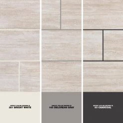 Glendale Ivory Matte 12 in. x 24 in. Glazed Porcelain Floor and Wall Tile (15.6 sq. ft./Case) by Daltile -Daltile Sales Store ivory daltile porcelain tile gd011224hd1p6 1d 1000