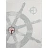 Marine Helm Ivory/Grey 8 ft. x 10 ft. Ship Wheel Indoor/Outdoor Area Rug by Home Dynamix -Daltile Sales Store ivory grey home dynamix outdoor rugs 1 22120 102 64 1000