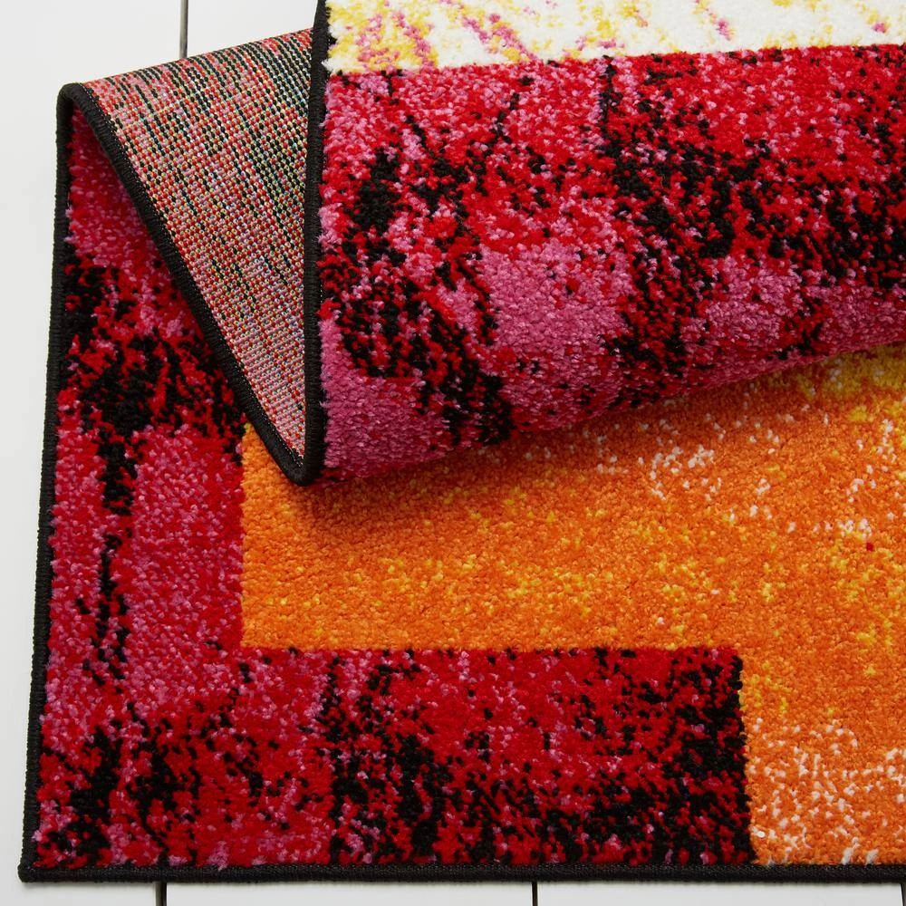 Splash Ivory/Pink 6 ft. x 9 ft. Abstract Area Rug by Home Dynamix 7 Splash Ivory/Pink 6 ft. x 9 ft. Abstract Area Rug by Home Dynamix - Image 5