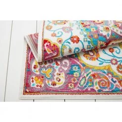 Splash Ivory/Red 5 ft. x 7 ft. Medallion Area Rug by Home Dynamix 18 Splash Ivory/Red 5 ft. x 7 ft. Medallion Area Rug by Home Dynamix -Daltile Sales Store ivory red home dynamix area rugs 2 2129 110 1f 1000