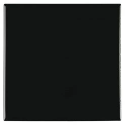 Matte Black 4-1/4 in. x 4-1/4 in. Ceramic Wall Tile (12.5 sq. ft. / case) by Daltile