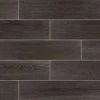 Kingsborough Midnight 8 in. x 36 in. Glazed Ceramic Wood Look Floor and Wall Tile (14.88 sq. ft./Case) by Daltile -Daltile Sales Store midnight daltile ceramic tile kb10plk836mthd 64 1000