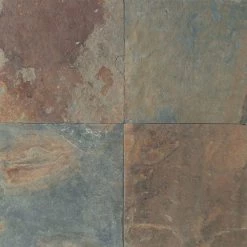 Natural Stone Collection Mongolian Spring 12 in. x 12 in. Slate Floor and Wall Tile (10 sq. ft. / case) by Daltile
