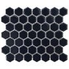 Restore Glossy Navy Hexagon 10 in. x 12 in. x 6.35 mm Glazed Ceramic Mosaic Tile (0.81 sq. ft./Each) by Daltile