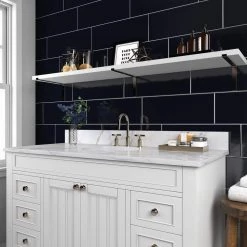 Restore Navy 8 in. x 24 in. Glazed Ceramic Wall Tile (13.3 sq. ft./Case) by Daltile -Daltile Sales Store navy daltile ceramic tile k1898241p2 e1 1000