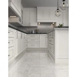Kemperstone Onyx Gray Polished 12 in. x 24 in. Glazed Porcelain Floor and Wall Tile (410.4 sq. ft./Pallet) by Daltile -Daltile Sales Store onyx gray daltile porcelain tile km011224ahd1lf a0 1000 1