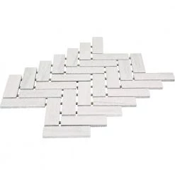 Modern Renewal Parchment 9 in. x 12 in. Glazed Ceramic Herringbone Mosaic Tile (6 sq. ft./Case) by Daltile -Daltile Sales Store parchment daltile ceramic tile mr2013herhd1p2 40 1000