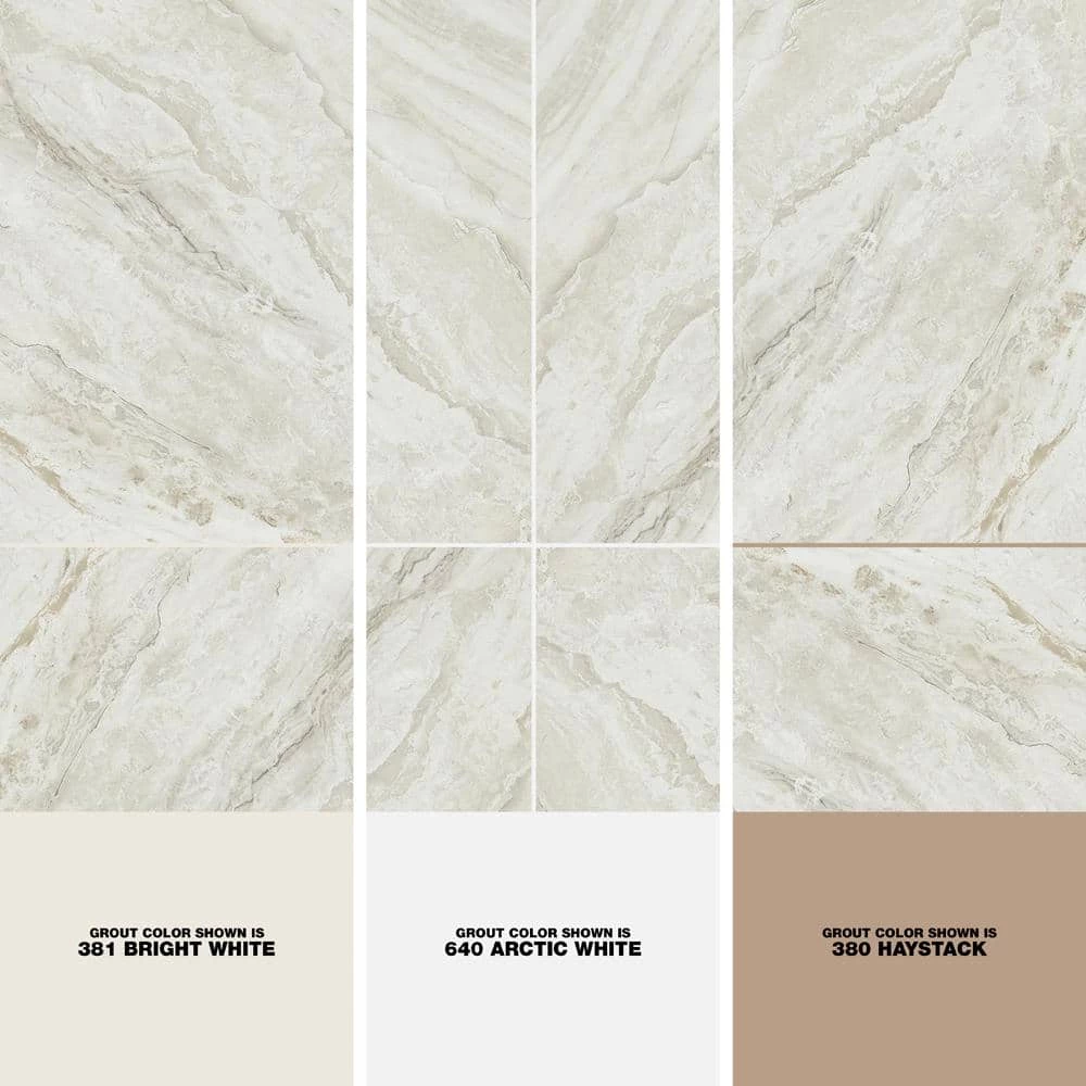 Hilllbridge Pearl White 24 in. x 24 in. Glazed Porcelain Floor and Wall Tile (15.21 sq. ft./Case) by Daltile 7 Hilllbridge Pearl White 24 in. x 24 in. Glazed Porcelain Floor and Wall Tile (15.21 sq. ft./Case) by Daltile - Image 5