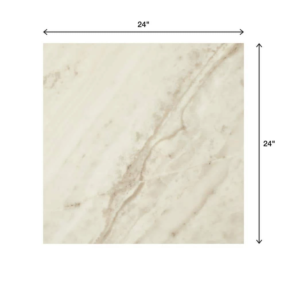 Hilllbridge Pearl White 24 in. x 24 in. Glazed Porcelain Floor and Wall Tile (15.21 sq. ft./Case) by Daltile 8 Hilllbridge Pearl White 24 in. x 24 in. Glazed Porcelain Floor and Wall Tile (15.21 sq. ft./Case) by Daltile - Image 6