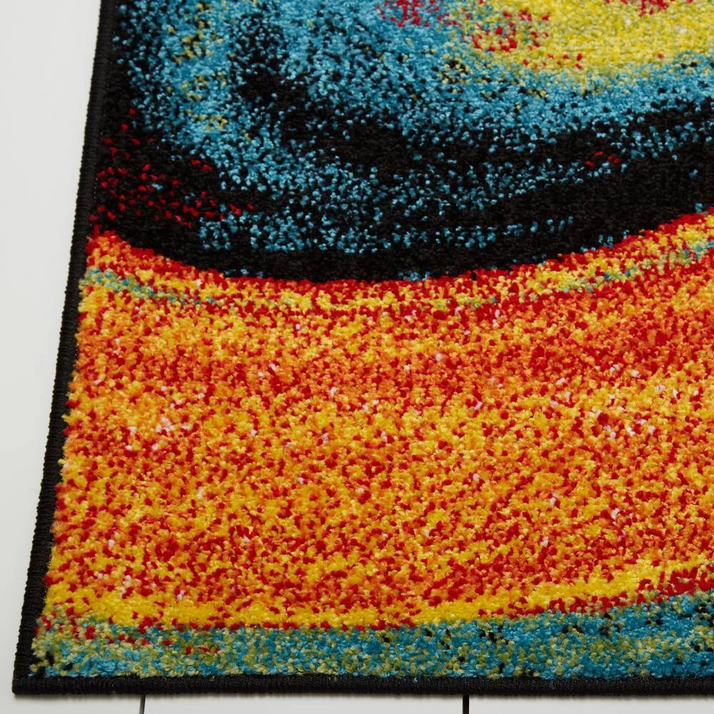 Splash Red/Blue 8 ft. x 10 ft. Abstract Area Rug by Home Dynamix 6 Splash Red/Blue 8 ft. x 10 ft. Abstract Area Rug by Home Dynamix - Image 4