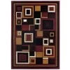 Premium Nikola Red/Brown 5 ft. x 7 ft. Geometric Area Rug by Home Dynamix -Daltile Sales Store red brown home dynamix area rugs 2 7543 200 64 1000