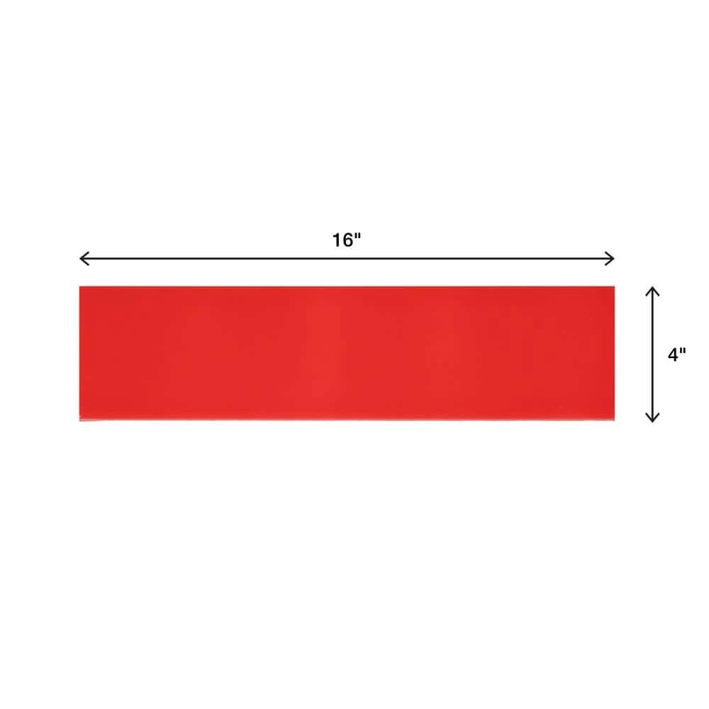 Restore 4 in. x 16 in. Glazed Ceramic Red Subway Tile (13.2 sq. ft./case) by Daltile 5 Restore 4 in. x 16 in. Glazed Ceramic Red Subway Tile (13.2 sq. ft./case) by Daltile - Image 3