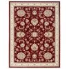 Bazaar Scarlet Red/Ivory 9 ft. x 12 ft. Medallion Area Rug by Home Dynamix -Daltile Sales Store red ivory home dynamix area rugs 10 17410 200 64 1000