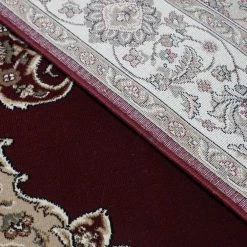 Bazaar Emy Red/Ivory 3 ft. x 5 ft. Medallion Area Rug by Home Dynamix -Daltile Sales Store red ivory home dynamix area rugs 3 hd2587 215 1f 1000