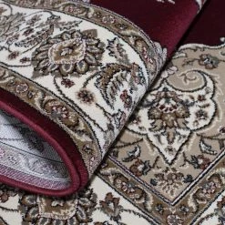 Bazaar Emy Red/Ivory 3 ft. x 5 ft. Medallion Area Rug by Home Dynamix -Daltile Sales Store red ivory home dynamix area rugs 3 hd2587 215 44 1000