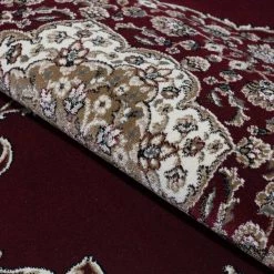 Bazaar Emy Red/Ivory 3 ft. x 5 ft. Medallion Area Rug by Home Dynamix -Daltile Sales Store red ivory home dynamix area rugs 3 hd2587 215 fa 1000