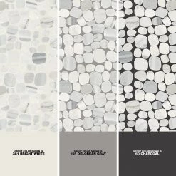 Stone Decor Shadow 12 in. x 12 in. x 10 mm Marble Pebble Mosaic Floor and Wall Tile (0.95 sq. ft./ Each) by Daltile -Daltile Sales Store shadow daltile marble tile st54flpebccms1l 1d 1000