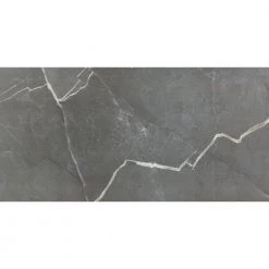 Rivervale Silver Steel 18 in. x 36 in. Glazed Ceramic Floor and Wall Tile (12.89 sq. ft./Case) by Daltile -Daltile Sales Store silver steel daltile ceramic tile rv41rct1836mthd 1d 1000