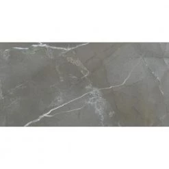 Rivervale Silver Steel 18 in. x 36 in. Glazed Ceramic Floor and Wall Tile (12.89 sq. ft./Case) by Daltile -Daltile Sales Store silver steel daltile ceramic tile rv41rct1836mthd 1f 1000