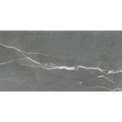 Rivervale Silver Steel 18 in. x 36 in. Glazed Ceramic Floor and Wall Tile (12.89 sq. ft./Case) by Daltile -Daltile Sales Store silver steel daltile ceramic tile rv41rct1836mthd 44 1000