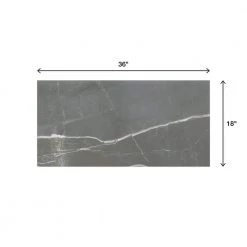 Rivervale Silver Steel 18 in. x 36 in. Glazed Ceramic Floor and Wall Tile (12.89 sq. ft./Case) by Daltile -Daltile Sales Store silver steel daltile ceramic tile rv41rct1836mthd 66 1000