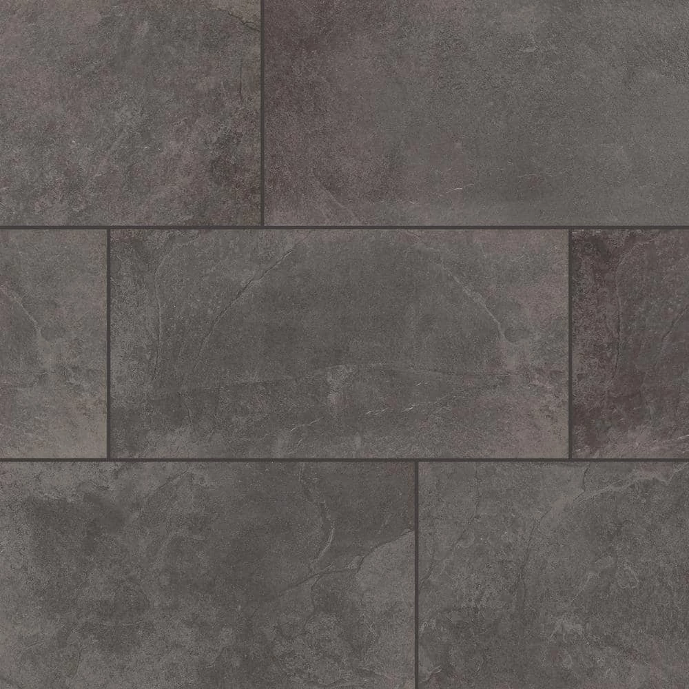 Cascade Ridge 24 in. x 12 in. Slate Ceramic Floor and Wall Tile (15.04 sq. ft. / case) by Daltile 3 Cascade Ridge 24 in. x 12 in. Slate Ceramic Floor and Wall Tile (15.04 sq. ft. / case) by Daltile