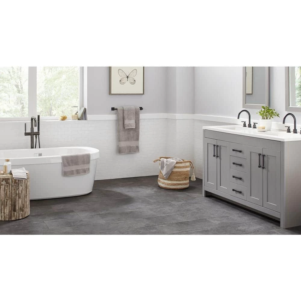 Cascade Ridge Slate 12 in. x 24 in. Ceramic Floor and Wall Tile (256.41 sq. ft./pallet) by Daltile 5 Cascade Ridge Slate 12 in. x 24 in. Ceramic Floor and Wall Tile (256.41 sq. ft./pallet) by Daltile - Image 3