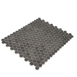 Cascade Ridge Slate 11 in. x 13 in. Glazed Ceramic Penny Round Mosaic Tile (1.06 sq. ft./Each) by Daltile -Daltile Sales Store slate daltile ceramic tile cr08pnyrdhd1p2 40 1000